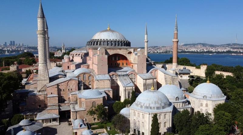 Observers say President Recep Tayyip Erdogan's recent public endorsements to reconvert the building into a mosque have been a political ploy to distract attention from other issues [File: Murad Sezer/Reuters]