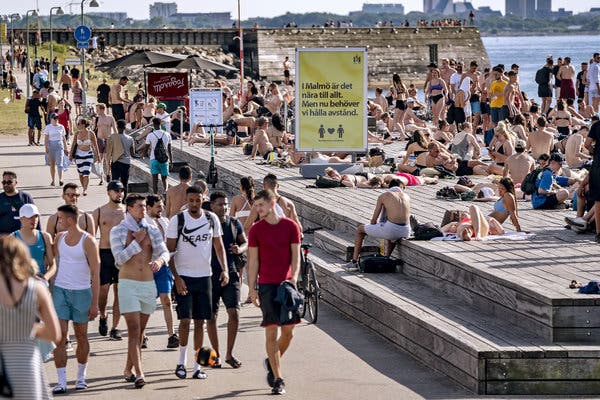 Sweden largely avoided imposing prohibitions. The government allowed restaurants, gyms, shops, playgrounds and most schools to remain open.