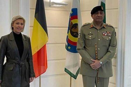 Pakistan, Belgium agree to further optimize military-to-military ties